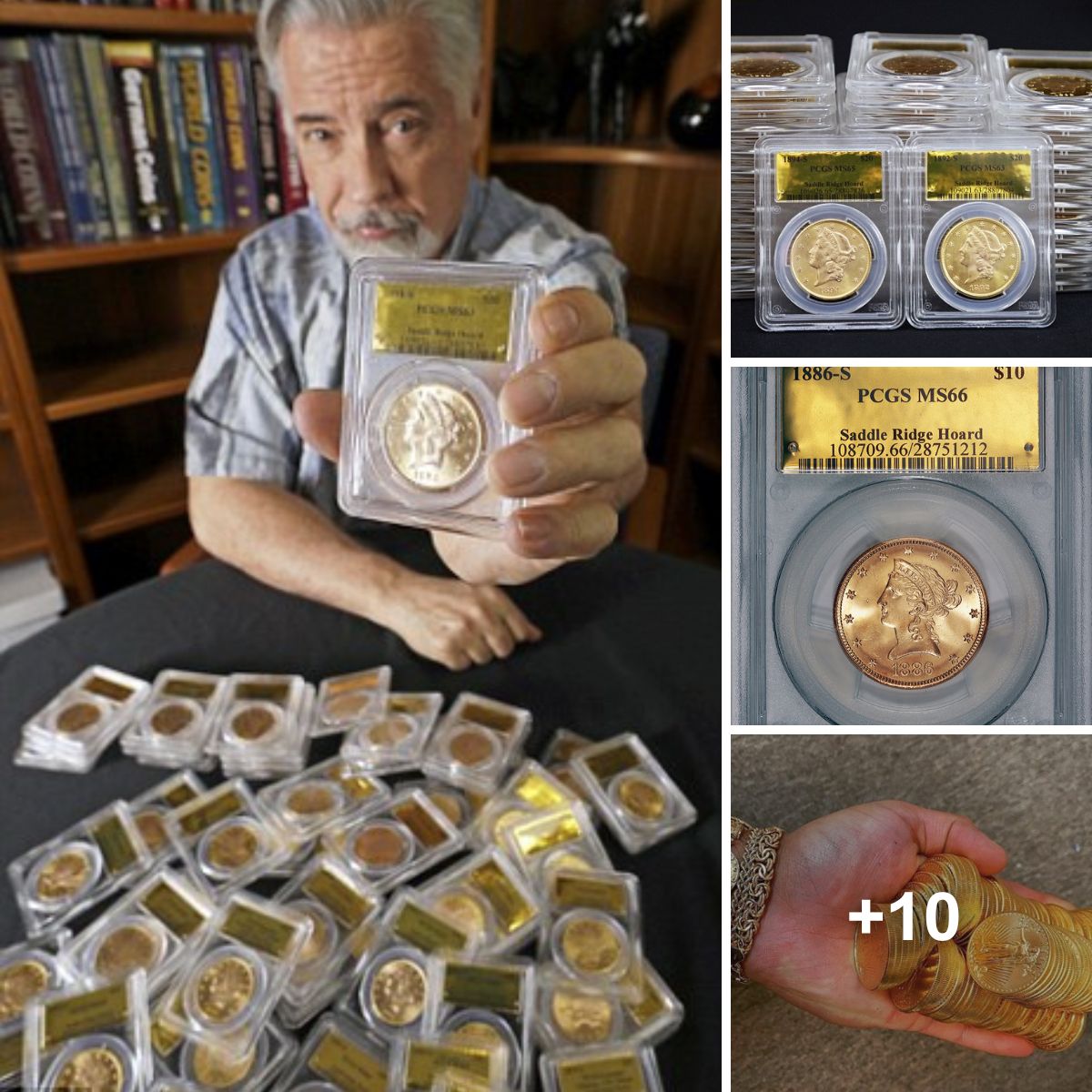 California couple strikes gold after finding $10million of 19th century coins buried on their property
