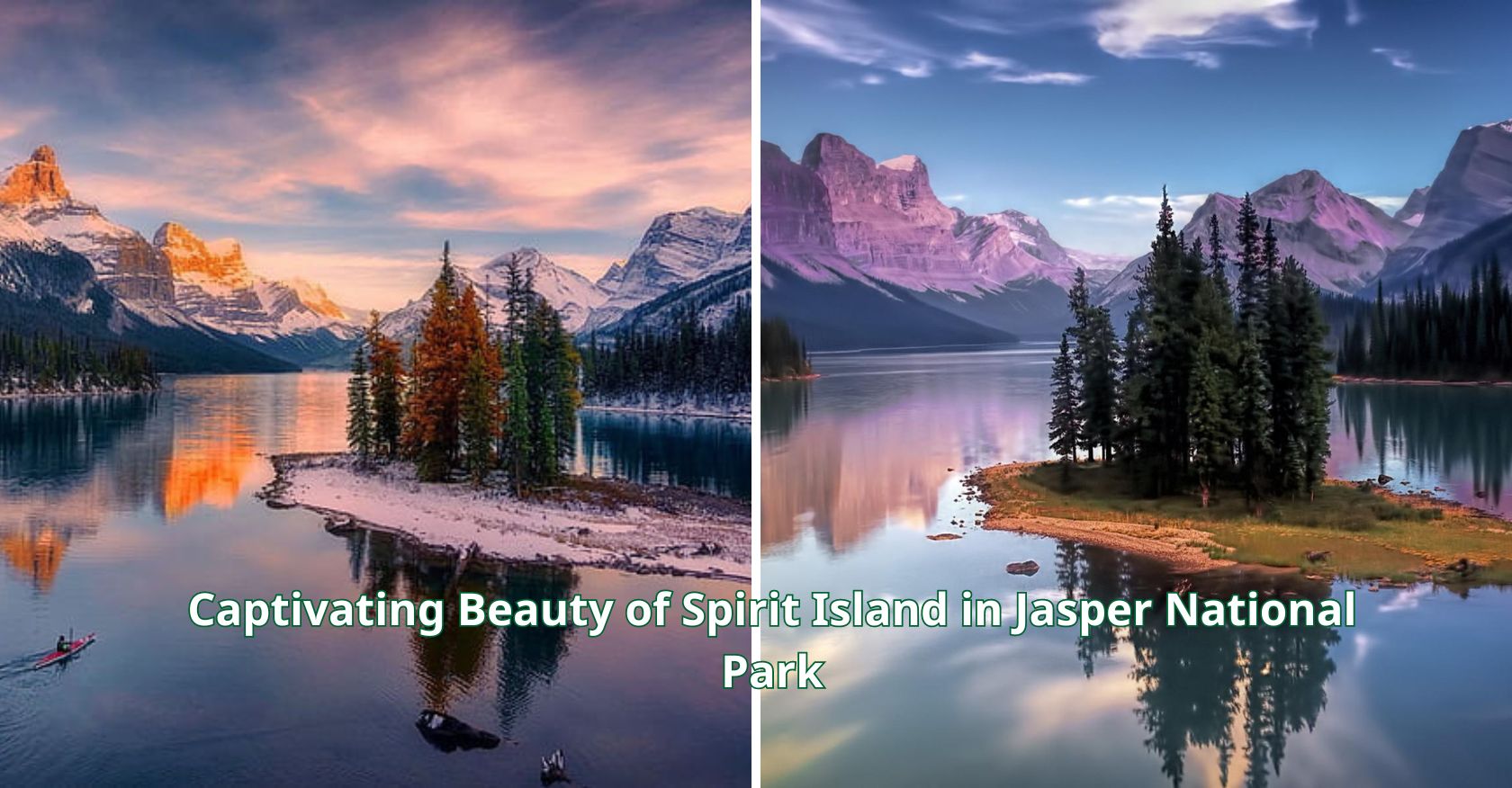 Captivating Beauty of Spirit Island in Jasper National Park
