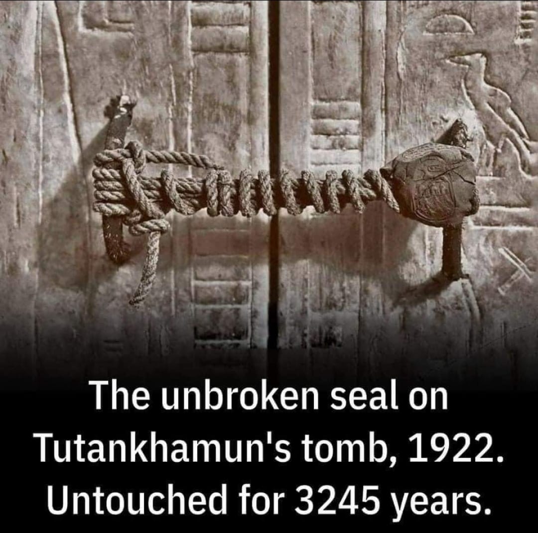 Unraveling the Mysteries of Tutankhamun's Tomb: The Untouched Rope Seal