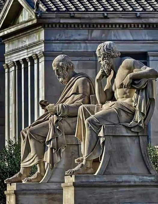 In Conversation with History: The Statues of Plato and Socrates at the Academy of Athens