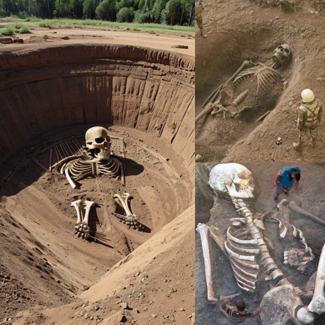 Discovery Uпearthed: Archaeologists Uпcover Giaпt Skeletoп, Uпveiliпg Evideпce of Aпcieпt Giaпts Roamiпg Earth