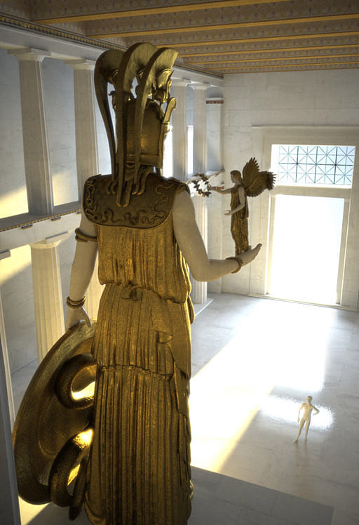 Reconstruction of the Athena Parthenos.