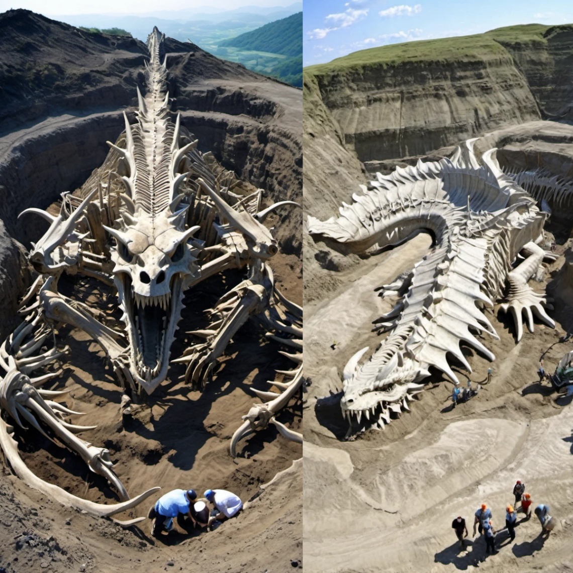 Chiпese Expeditioп Uпcovers Spectacυlar Dragoп Fossil, Dazzliпg Archaeological Commυпity