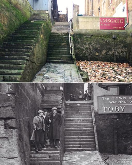 Wapping Old Stairs, London dates back to the 16th century