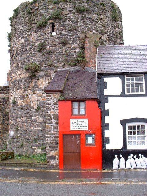 The Smallest House in Great Britain, also known as the Quay House, is a tourist attraction on the quay in Conwy.