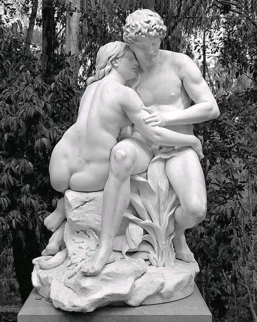 The Timeless Tale of Adam and Eve: A Sculptural Symphony in Marble