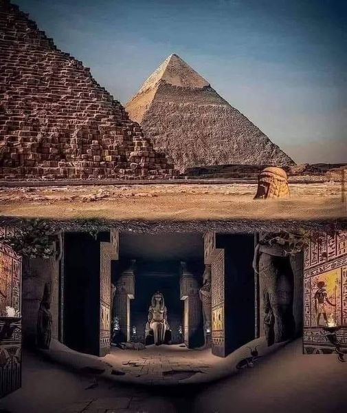 Exploring the Pyramids of Egypt: A Journey from Above and Below