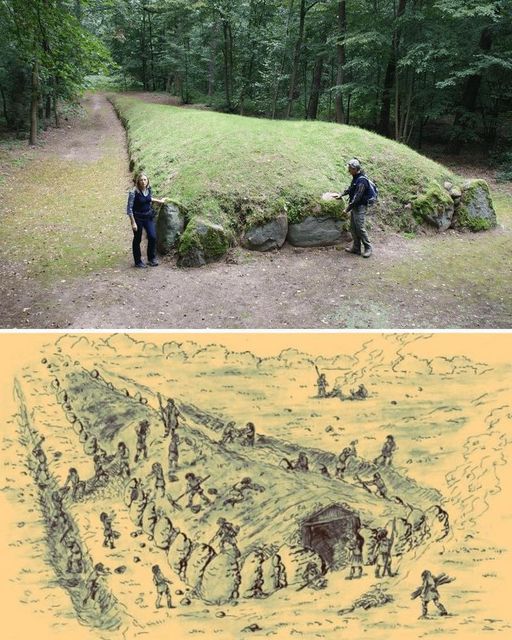 The "Polish Pyramids" are a group of megalithic tombs that have been discovered in Wietrzychowice, Poland. 
