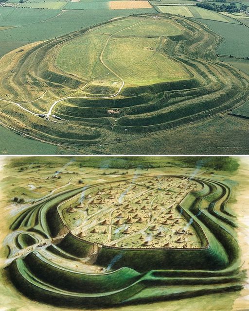 "Maiden Castle is the largest hill fort in Britain and one of the largest in Europe. 