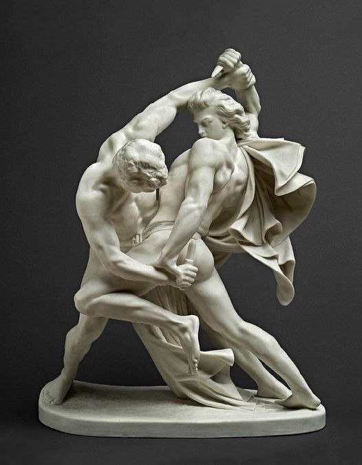 The Intensity of Motion Captured in Porcelain: Jean Peter Molin's "The Grapplers"