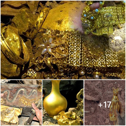 Fortunate Man Discovers Ancient Gold Vase Buried Underground for 3,500 Years, Prompting a Swift Life Transformation (Video)