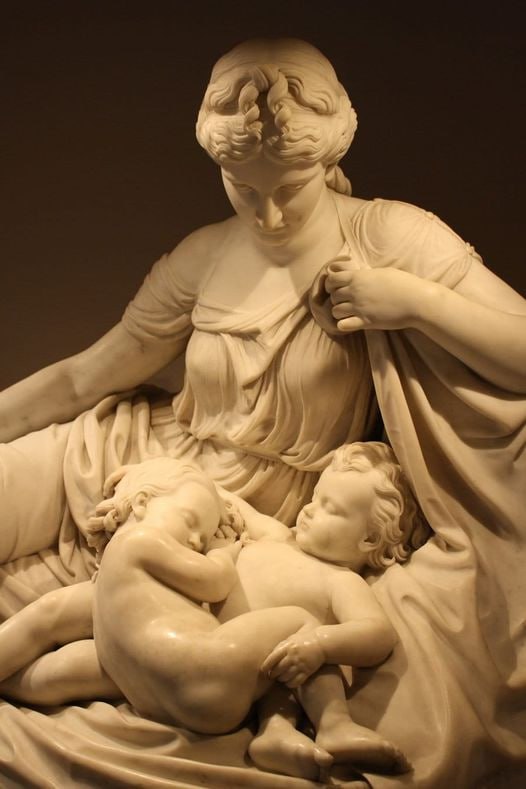 Maternal Majesty in Marble: Rinehart’s “Latona and Her Children”