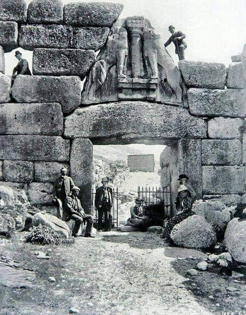 The Lion"s Gate in Mycenae
