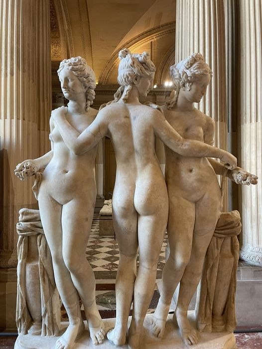 The Eternal Charm of The Three Graces: A Masterpiece at the Louvre