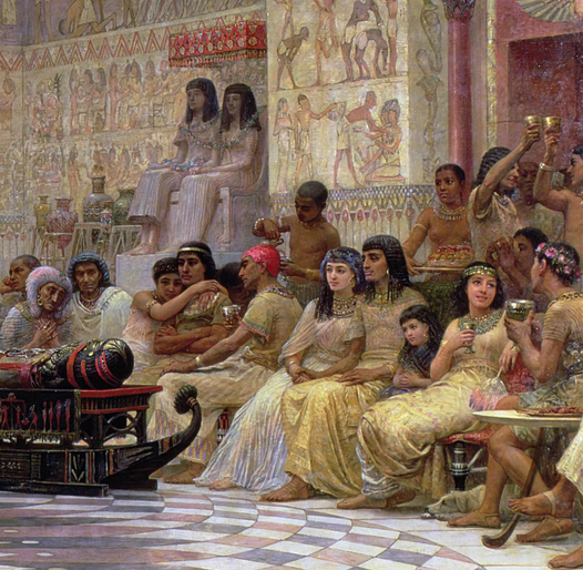 Indulging in the Splendor of "An Egyptian Feast" by Edwin Longsden Long