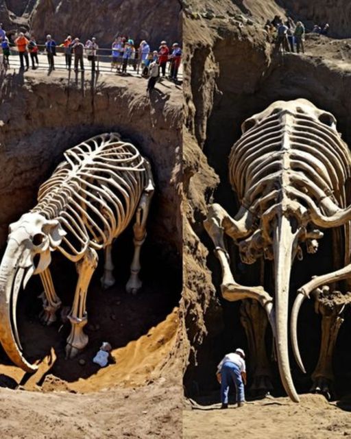Mammoth Skeleton Found at North America's Outstanding Archaeological Site is Well-Preserved