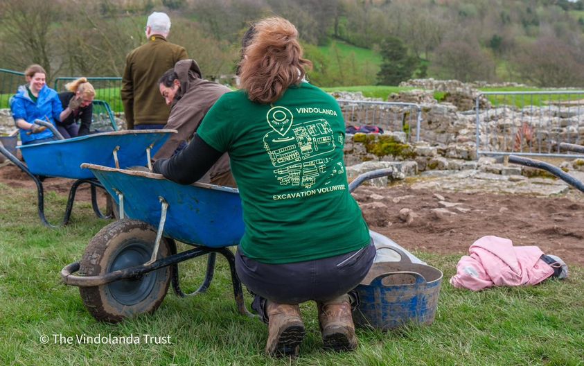 Going Green: Unveiling Vindolanda's New Volunteer T-Shirt