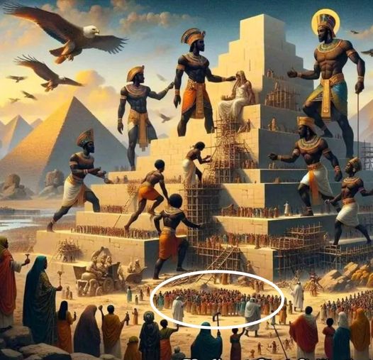 Aliens or giants built the pyramids of Egypt