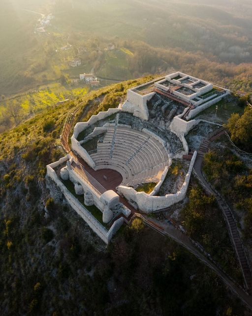 Temple-Theater Complex in Monte San Nicola, Italy