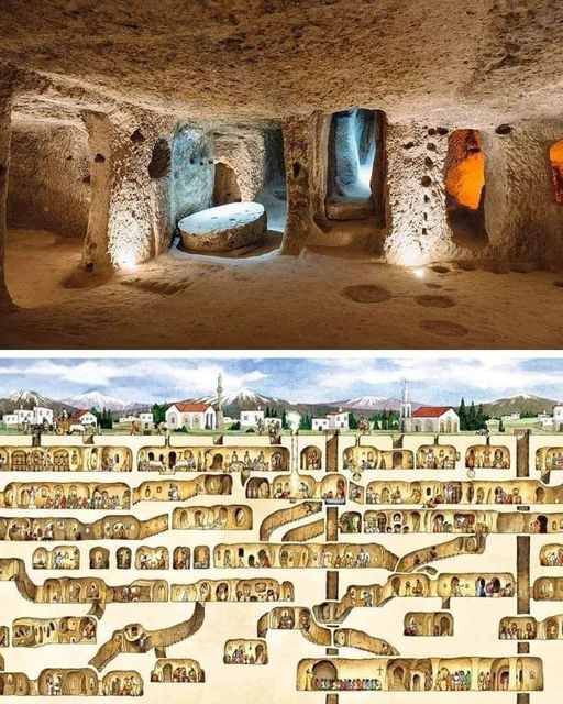 Derinkuyu Mysterious Underground City in Turkey