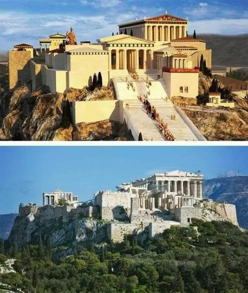 The Athenian Acropolis: "Then and Now"