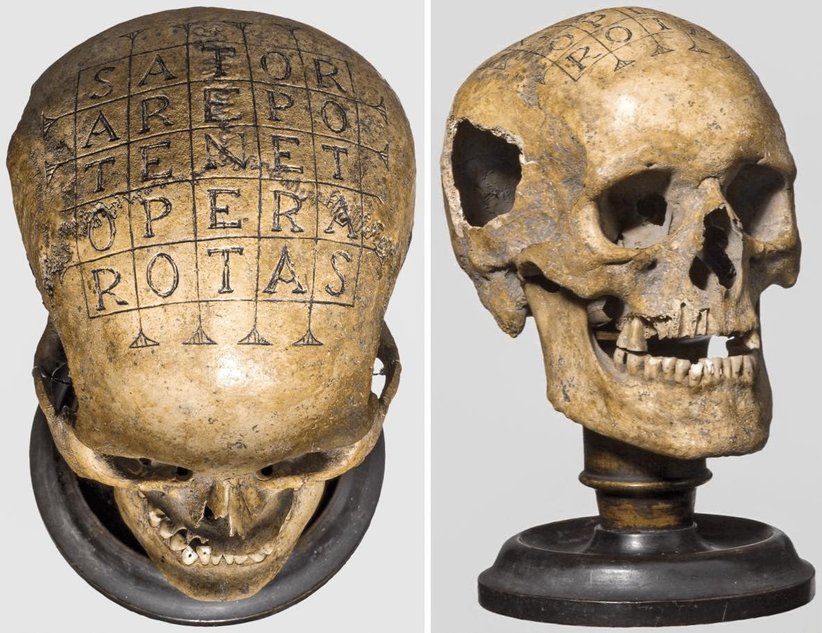 The Enigmatic Oath Skull: Unveiling the Secrets of the Sator Square