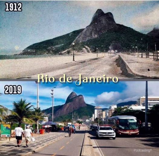 Rio de Janeiro, Brasil 100 years apart