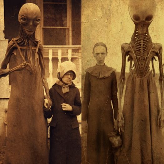 Documents about secret meetings with aliens in Europe in the 19th century, they are very friendly with humans and these creatures are 20 meters tall.