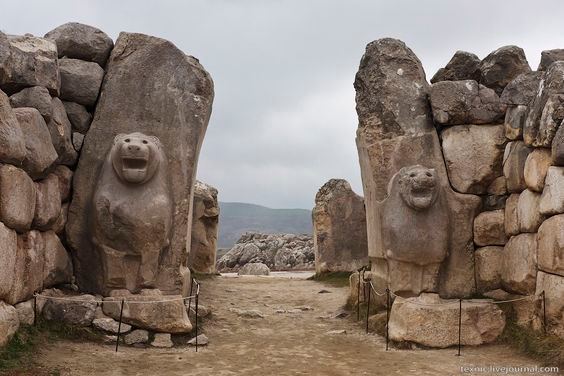 Lion Gate in Hattusa: Guardian of the Hittite Capital