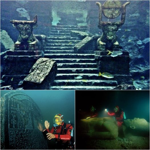 After 1,200 Years, Lost City of Heracleion, Ancient Egyptian Metropolis, Discovered and Explored Underwater