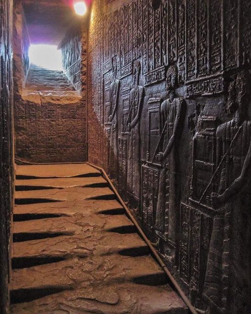 THE MELTED STAIRS OF THE HATHOR TEMPLE