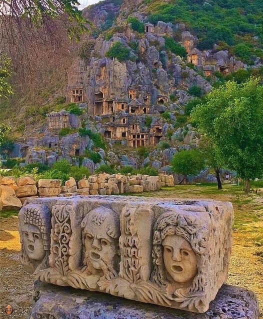 Demre, Antalya, Turkey Myra Ancient City, located in and around Demre district center, was built on the plain of the same name.