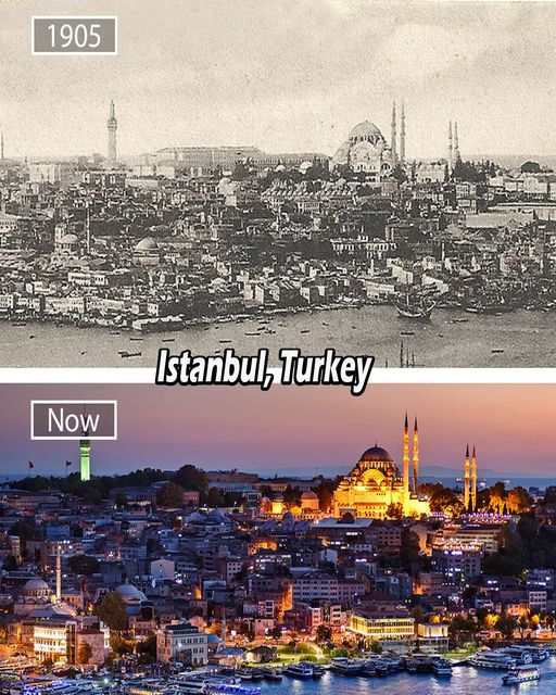 Istanbul: A Journey Through Time from 1905 to Today