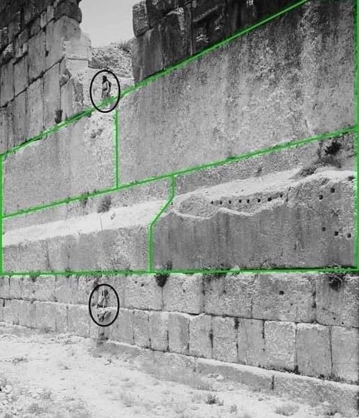 More from Baalbek: ancient stone construction hi-tech.