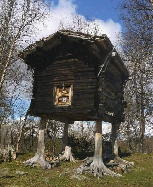 A Walk Through Time: Norway's 'Chicken Leg' House in Hattfjelldal