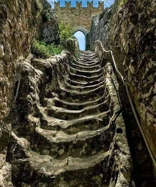 Ascending the Ancient Steps: Exploring the Sperlinga Castle's Stairway to History