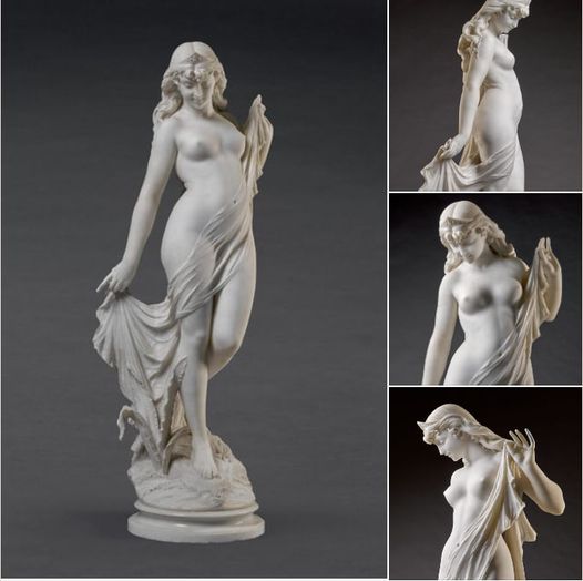 The Elegance of Marble: Ferdinando Andreini's "La Bagnante"