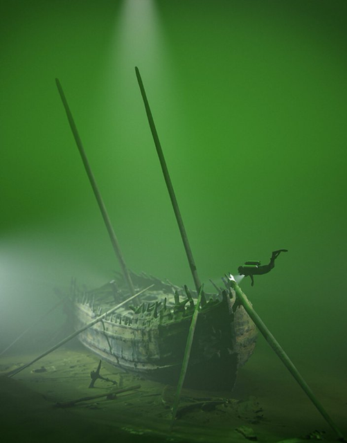 Unveiling History's Depths: The Preserved Shipwreck of the Swedish Vessel Bodekull