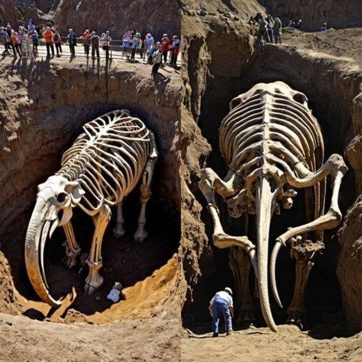 Well-Preserved Mammoth Skeleton Unearthed at North America’s Prominent Archaeological Site.