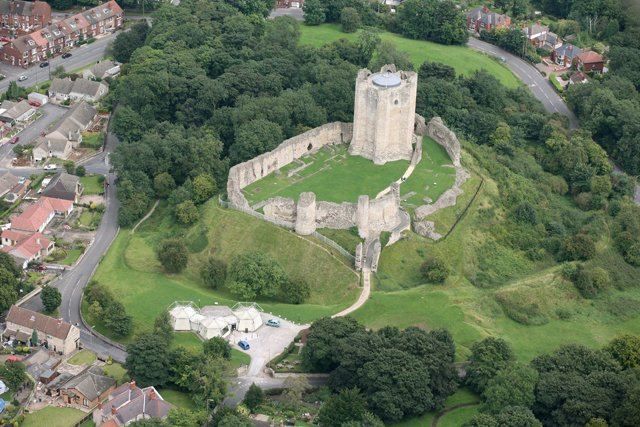 Great example of a Motte- and Bailey castle! Some serious history here.