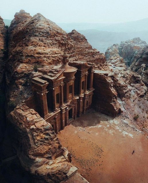 One of the largest monuments in Petra! The Monastery 📍