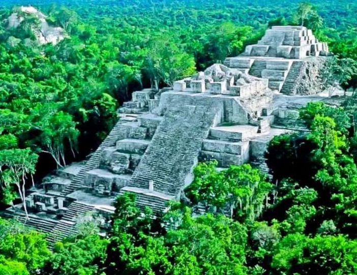 La Danta; a monumental pyramid located in the heart of the ancient Maya city of El Mirador, which is situated deep within the dense rainforests of northern Guatemala.