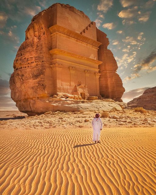 Built amid rugged desert canyons and mountainous terrain less than 22 km from AlUla, Hegra, Saudi Arabia’s first UNESCO World Heritage Site, lies in the most stunning setting that bears testimony to the Nabataean civilization.