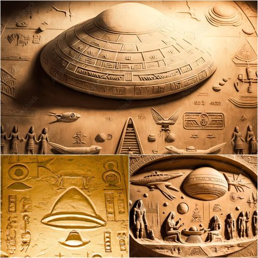Decoding the sacred writing of aliens: Egyptian hieroglyphs and extraterrestrial mysteries discovered.