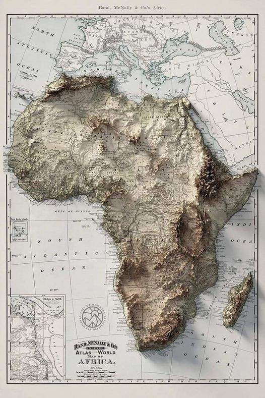 Topographic Map of Africa: Explore the Rich and Diverse Lands of the Dark Continent