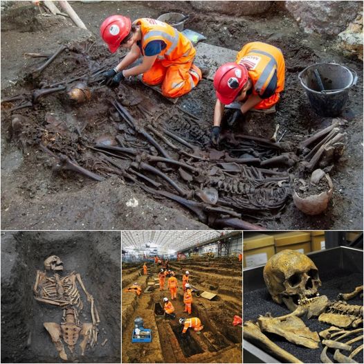 Unearthing History: 60,000 Skeletons Discovered in London's Verdant Landscape.