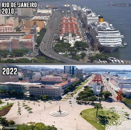 Rio De Janeiro city changes 2010 vs 2020