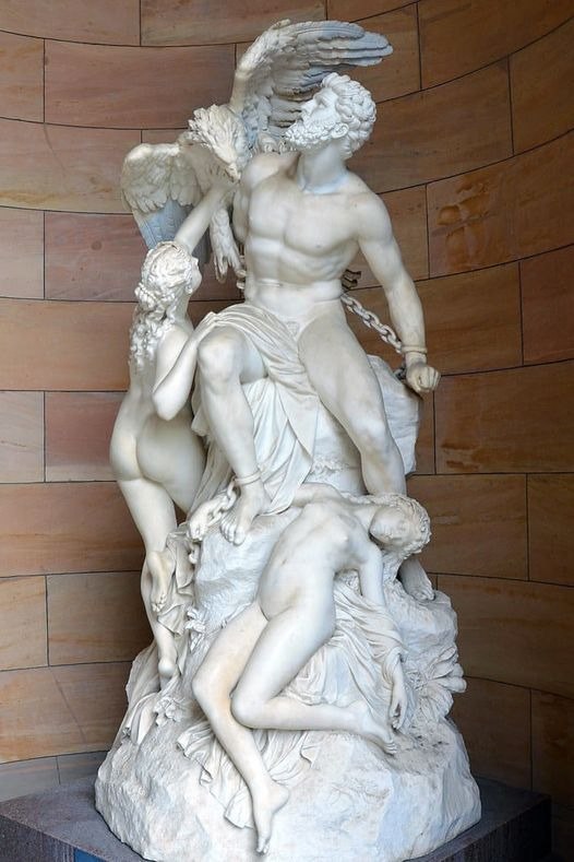 "Prometheus Bound and the Oceanids": A Monument of Myth in Marble