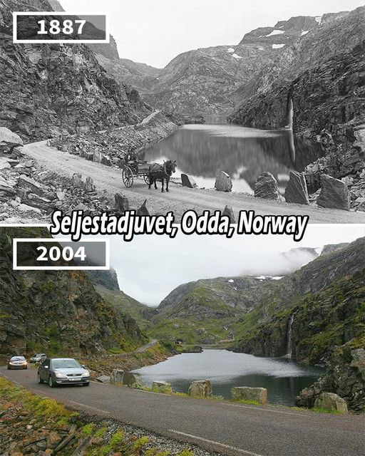 Seljestadjuvet, Odda, Norway: A Journey Through Time from 1887 to 2014