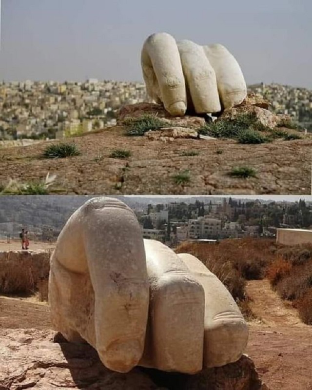 Unraveling the Mystery of the Hand of Hercules in Amman, Jordan